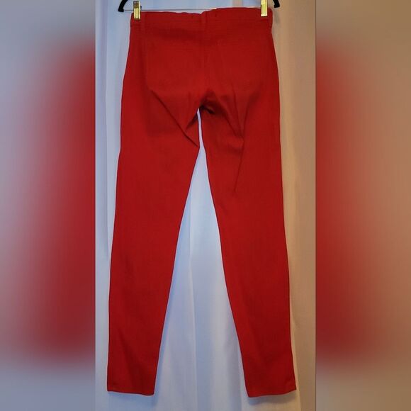 * * J BRAND orange stretchy jeans Final Discount - Picture 3 of 6